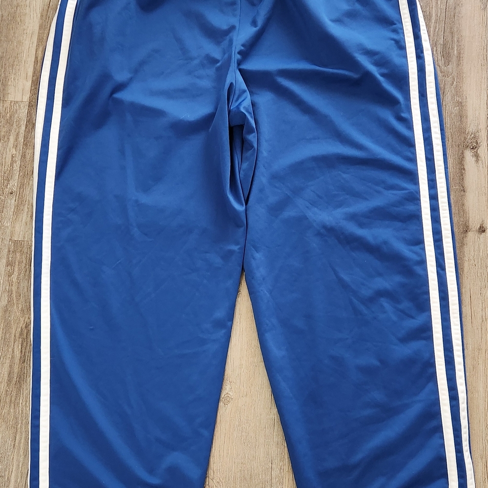 Mens Jerzees Wide‎ Leg Baggy Polyester Track Pants Size 2XL drawstring Open Hem